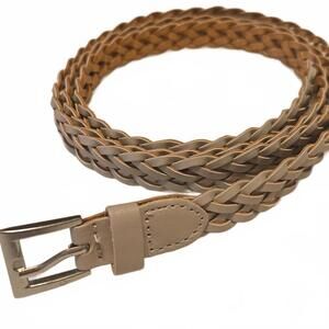 Stylish Braided Faux Leather Belt - Versatile Fashion Accessory, size 16